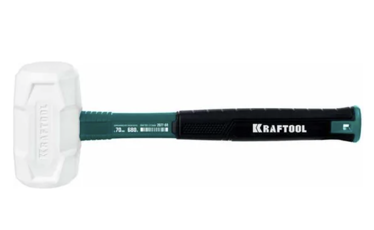 Киянка Kraftool X-Force 680 гр. белая (2077-68) – фото №1 Киянка Kraftool X-Force 680 гр. белая (2077-68) – №1