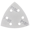 Лист шлифовальный Elitech 93х93 мм Р180, треугольный (5 шт) – №2