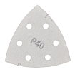 Лист шлифовальный Elitech 93х93 мм Р40, треугольный (5 шт) – №2