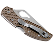 Нож Spyderco Byrd Meadowlark 2 с рукоятью Brown FPN (BY04PBN2) – №4