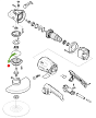 Корпус подшипника Makita для УШМ GA7020/ 7030/ 9020/ 9030 – фото №2 Корпус подшипника Makita для УШМ GA7020/ 7030/ 9020/ 9030 – №2