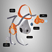 Комплект для защиты дыхания Jeta Safety J-SET6500, размер M – фото №4 Комплект для защиты дыхания Jeta Safety J-SET6500, размер M – №4
