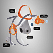 Полумаска фильтрующая Jeta Safety 6500 силиконовая, размер M – №3