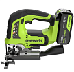 Аккумуляторный лобзик Greenworks GD24JS120 (1х4,0 Ач) 3601407CUB – фото №2 Аккумуляторный лобзик Greenworks GD24JS120 (1х4,0 Ач) 3601407CUB – №2