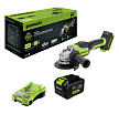 Аккумуляторная УШМ Greenworks GD24AG 24V (1x8,0 Ач) 3200207CUH – фото №8 Аккумуляторная УШМ Greenworks GD24AG 24V (1x8,0 Ач) 3200207CUH – №8