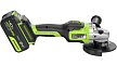 Аккумуляторная УШМ Greenworks GD24AG 24В (1х4,0 Ач) 3200207CUB – фото №3 Аккумуляторная УШМ Greenworks GD24AG 24В (1х4,0 Ач) 3200207CUB – №3